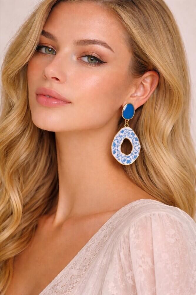 Amalfi blue earrings